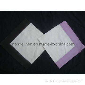 Linen Napkin with Color Border (NP-015)